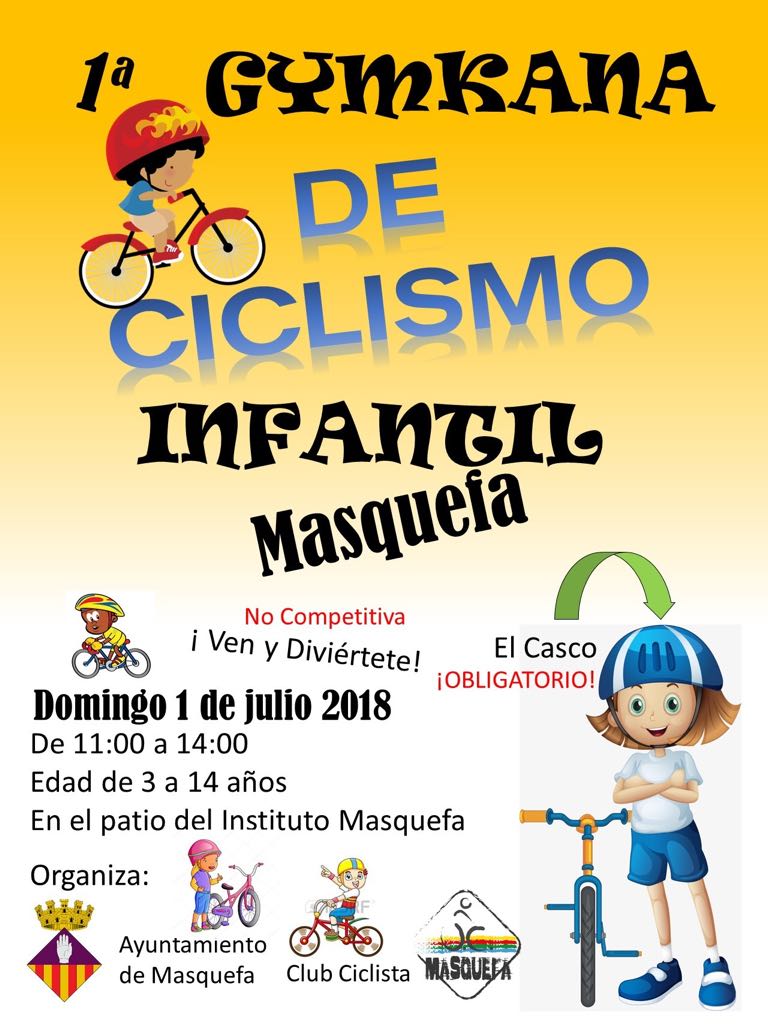 Gimcana infantil de ciclisme de Masquefa