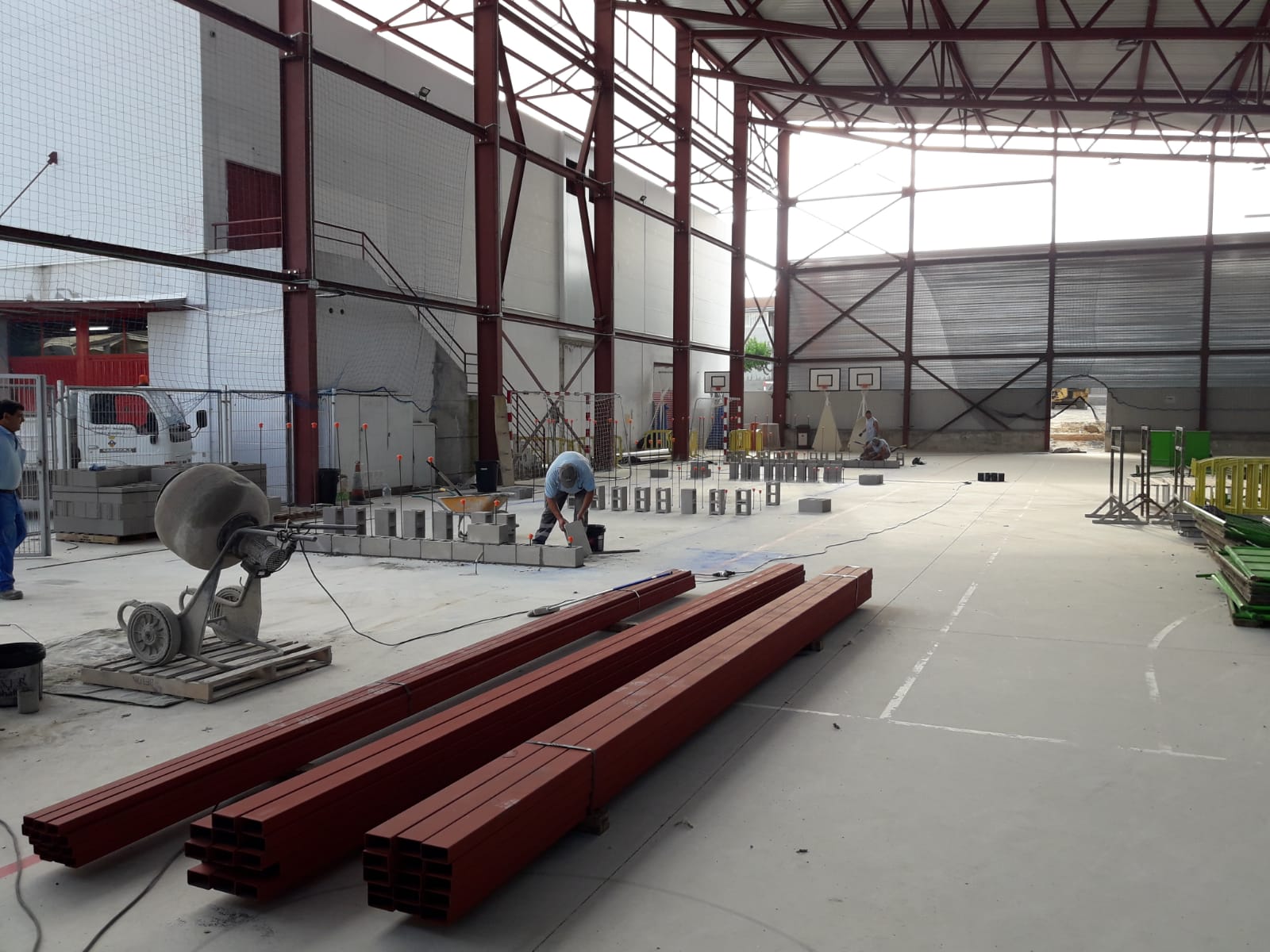 Arrenca l’última fase de construcció del futur Pavelló Poliesportiu