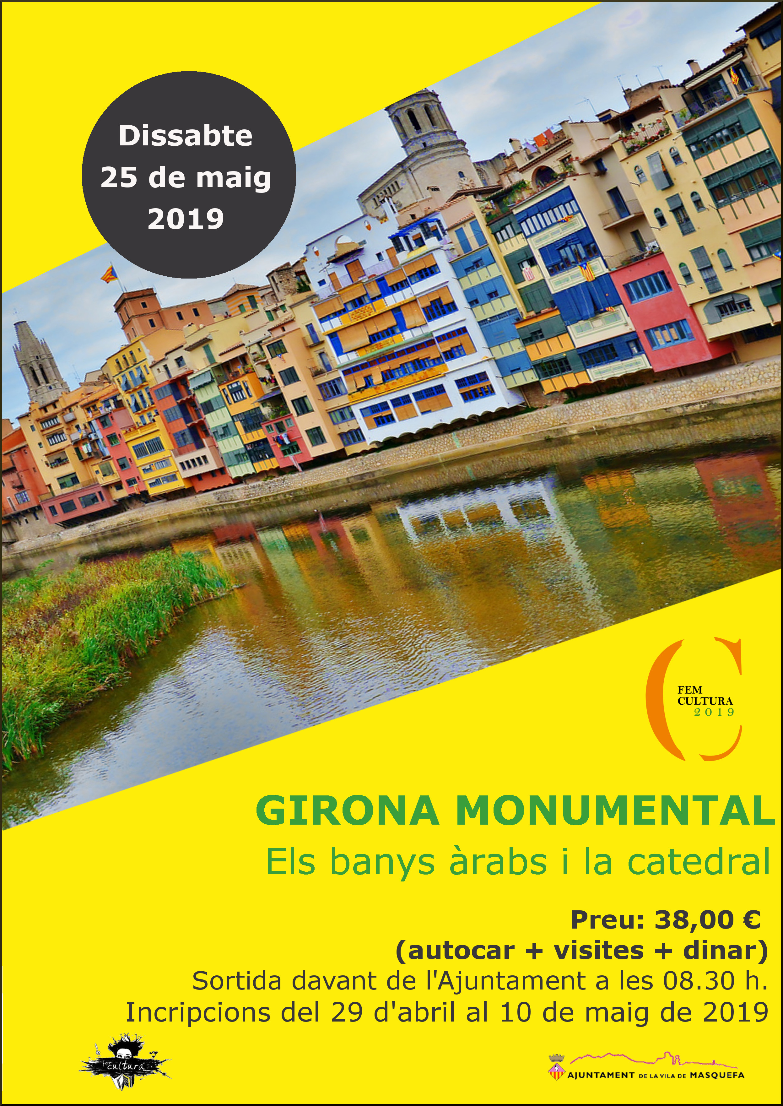 Cartell de la sortida a la Girona monumental