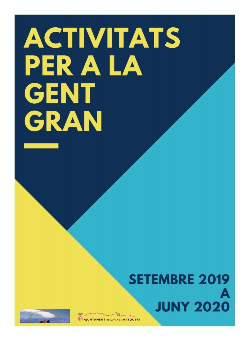 Nou programa d’activitats per a la gent gran